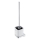 NIMCO MA 29094KN-26 - Cepillo para inodoro montado en la pared MAYA blanco/cromo brillante
