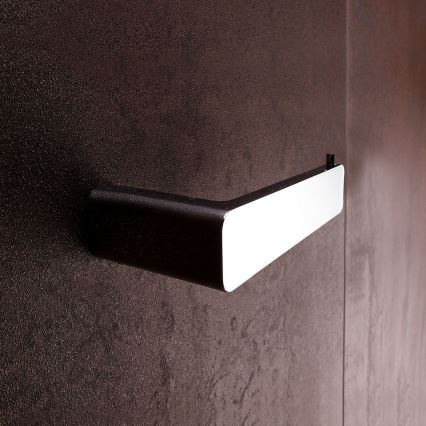 NIMCO MA set-94KN-26 - Cepillo para inodoro montado en la pared y portarrollos de papel higiénico MAYA cromo brillante