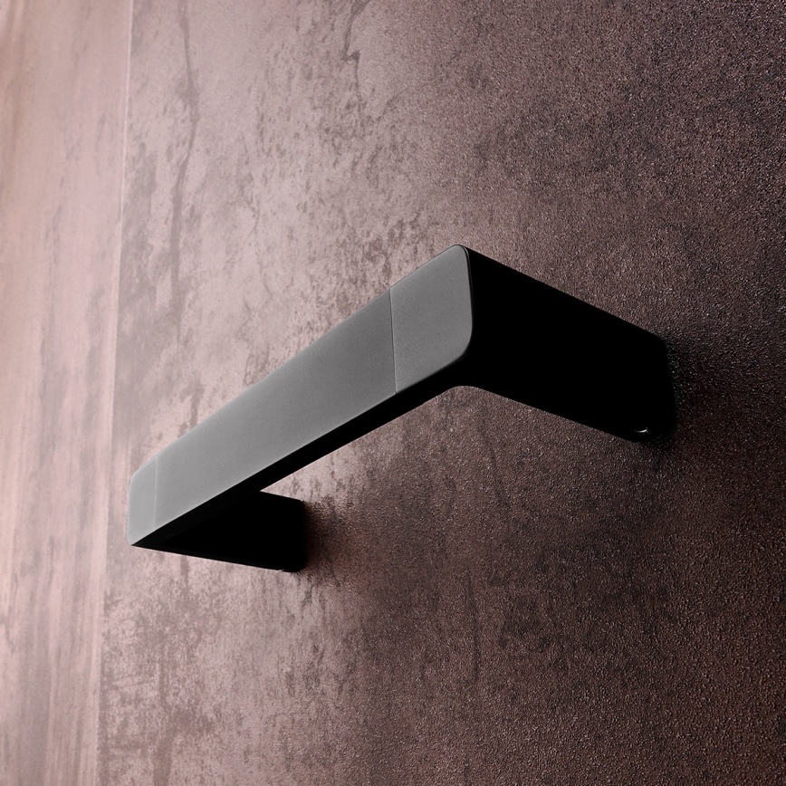 NIMCO MAC 29035-90 - Toallero de pared MAYA 36 cm negro mate