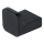 NIMCO MAC 29054-90 - Percha de pared MAYA negro mate