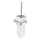 NIMCO NK 30094K-26 - Cepillo para inodoro montado en la pared NIKAU blanco/cromo brillante