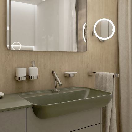 NIMCO NK 30098-26 - Toallero de pared NIKAU 39 cm cromo brillante