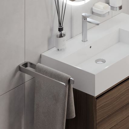 NIMCO NK 30098-26 - Toallero de pared NIKAU 39 cm cromo brillante