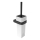 NIMCO NKC 30094K-90 - Cepillo de inodoro montado en la pared NIKAU blanco/negro mate