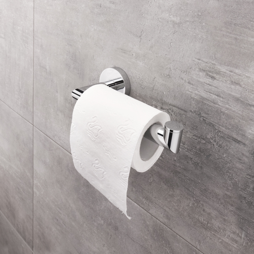 NIMCO UN 13055M-26 - Portarrollos de papel higiénico UNIX cromo brillante