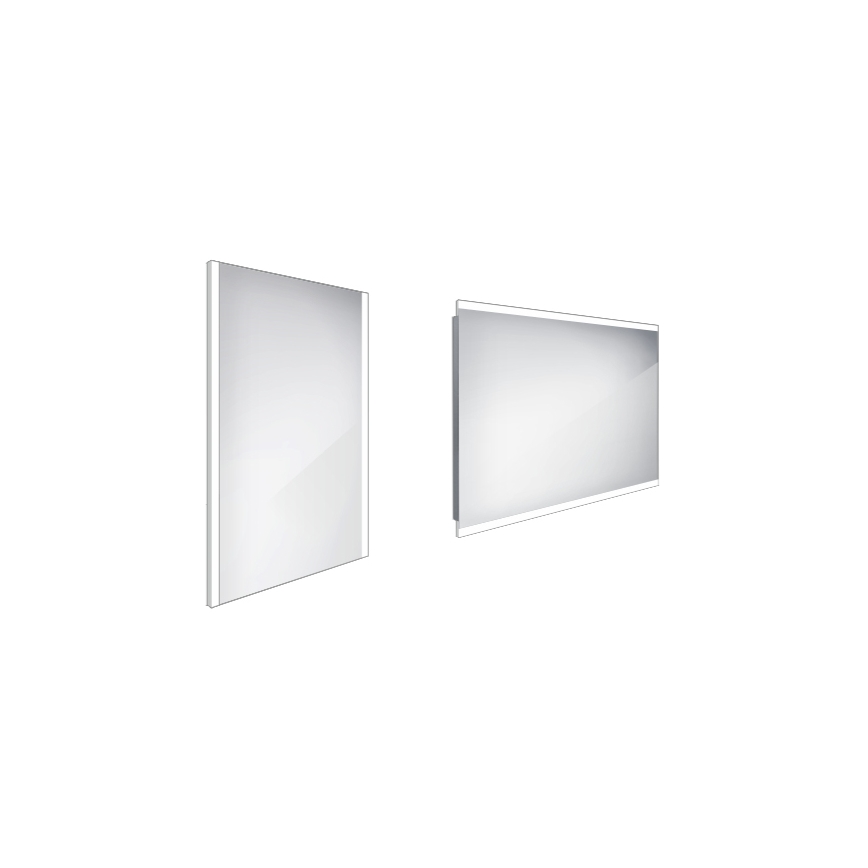 NIMCO ZP 11001 - Espejo de baño con retroiluminación LED LED/21W/230V 6500K 70x50 cm IP44
