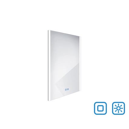 NIMCO ZP 11001VX - Espejo de baño LED regulable con retroiluminación LED/21W/230V 3000-6500K 70x50 cm IP44