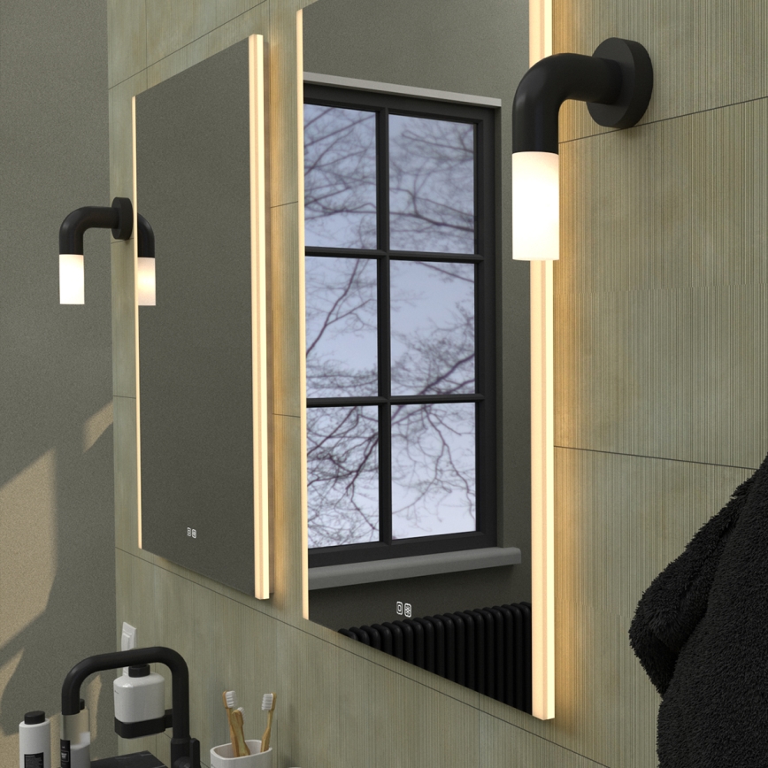 NIMCO ZP 11001VX - Espejo de baño LED regulable con retroiluminación LED/21W/230V 3000-6500K 70x50 cm IP44