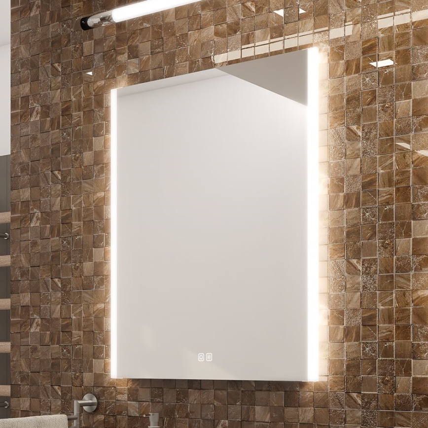 NIMCO ZP 11001VX - Espejo de baño LED regulable con retroiluminación LED/21W/230V 3000-6500K 70x50 cm IP44