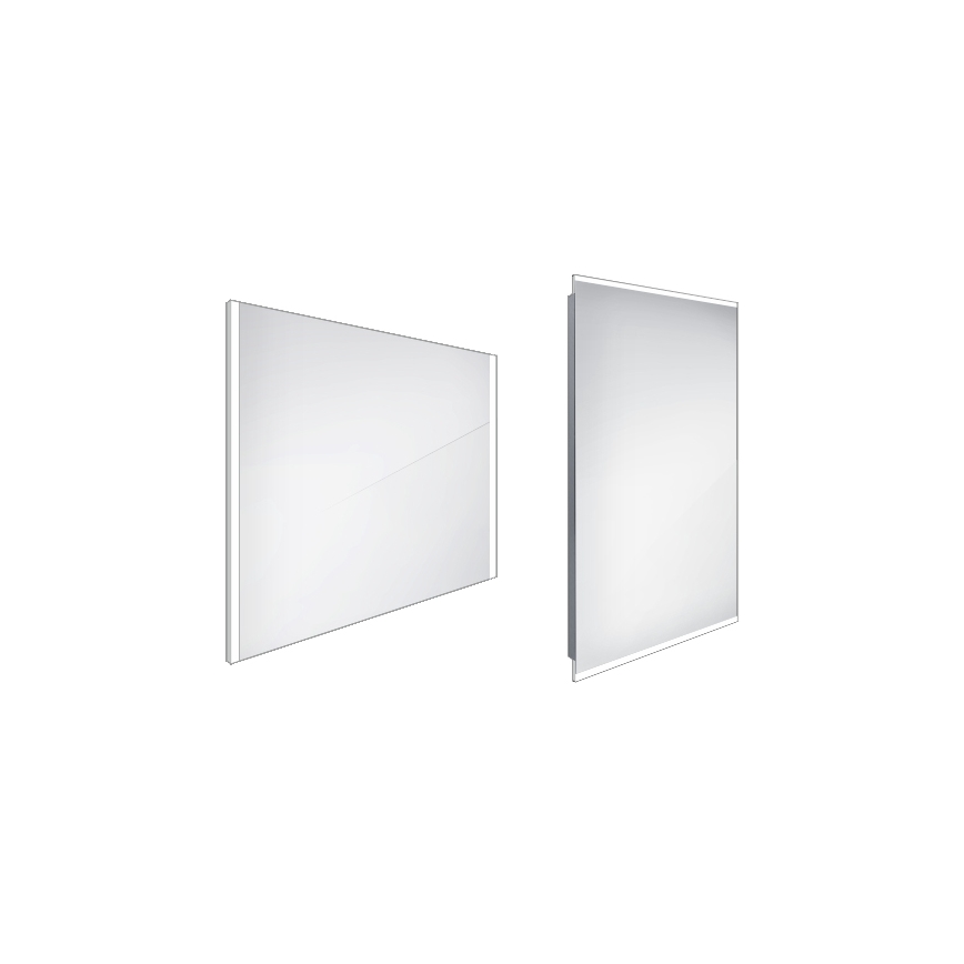 NIMCO ZP 11003 - Espejo de baño con retroiluminación LED LED/21W/230V 6500K 70x80 cm IP44