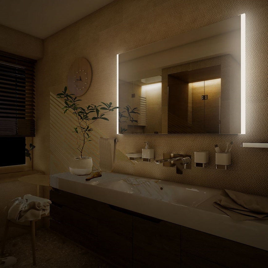 NIMCO ZP 11003 - Espejo de baño con retroiluminación LED LED/21W/230V 6500K 70x80 cm IP44