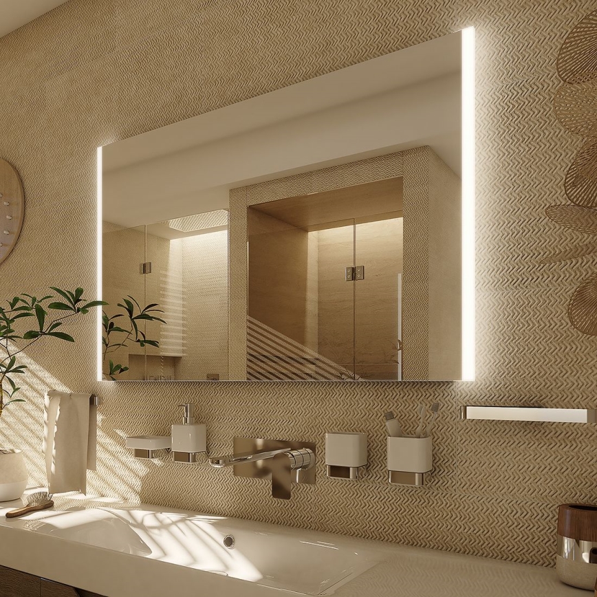 NIMCO ZP 11003 - Espejo de baño con retroiluminación LED LED/21W/230V 6500K 70x80 cm IP44
