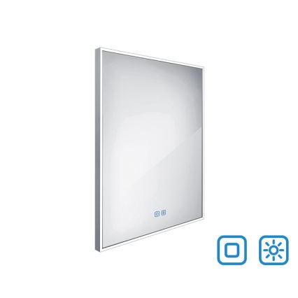 NIMCO ZP 13002VX - Espejo retroiluminado LED regulable para baño LED/41W/230V 3000-6500K 80x60 cm IP44