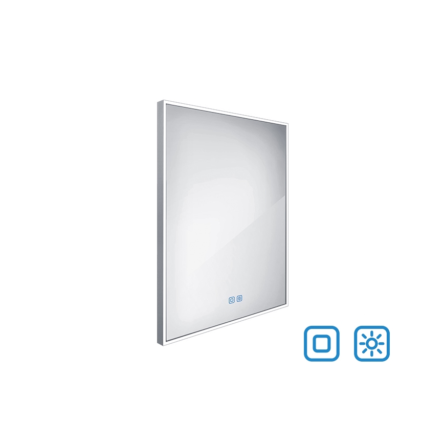 NIMCO ZP 13002VX - Espejo retroiluminado LED regulable para baño LED/41W/230V 3000-6500K 80x60 cm IP44
