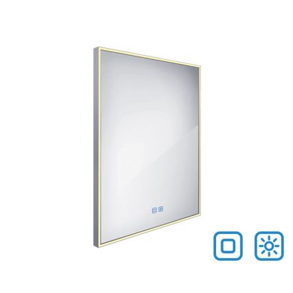 NIMCO ZP 13002VX - Espejo retroiluminado LED regulable para baño LED/41W/230V 3000-6500K 80x60 cm IP44