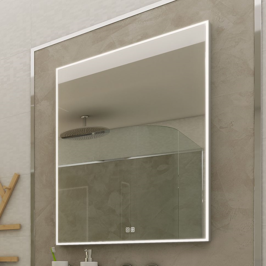 NIMCO ZP 13002VX - Espejo retroiluminado LED regulable para baño LED/41W/230V 3000-6500K 80x60 cm IP44