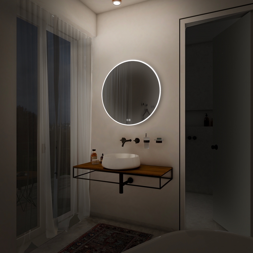 NIMCO ZP 26000RVX - Espejo retroiluminado baño LED regulable LED/26W/230V 3000-6500K d. 60 cm IP44