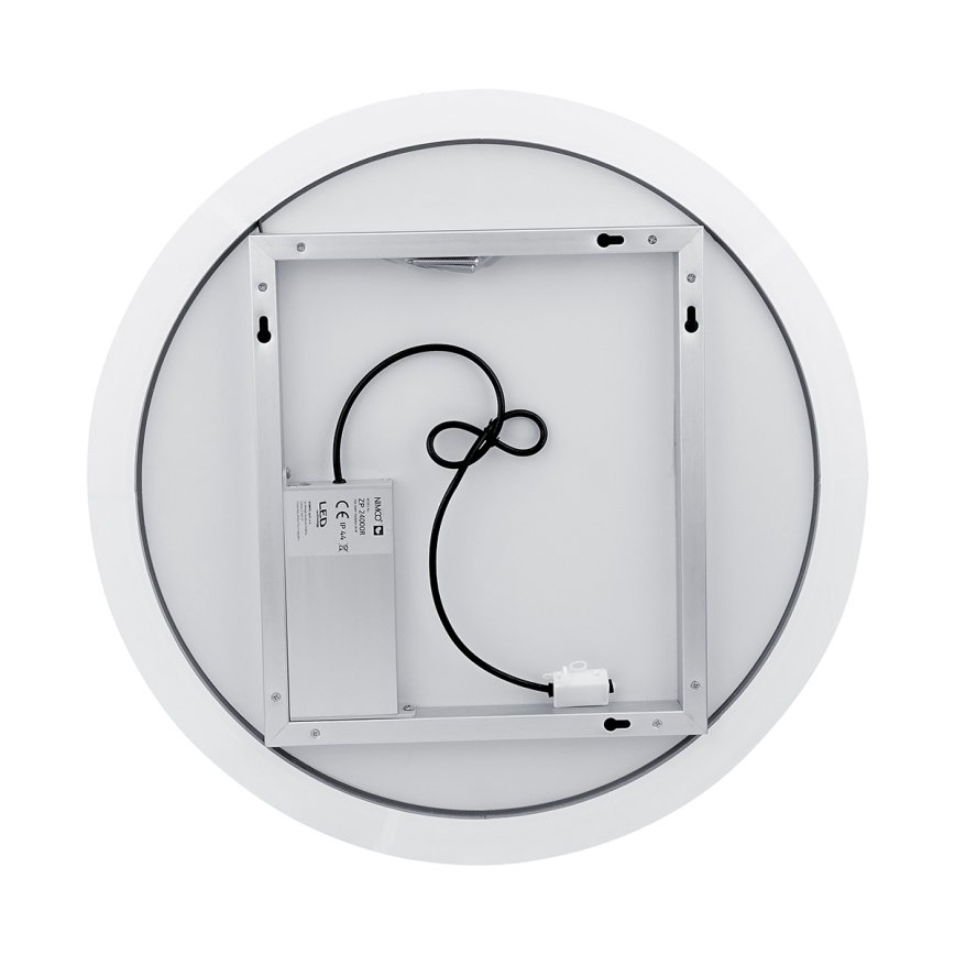 NIMCO ZP 26000RVX - Espejo retroiluminado baño LED regulable LED/26W/230V 3000-6500K d. 60 cm IP44