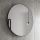 NIMCO ZPC 31001RVX-90 - Espejo de baño LED regulable con retroiluminación LED/22W/230V 3000-6500K diá. 70 cm negro mate IP44