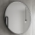 NIMCO ZPC 31002RVX-90 - Espejo de baño LED regulable con retroiluminación LED/26W/230V 3000-6500K diá. 80 cm negro mate IP44