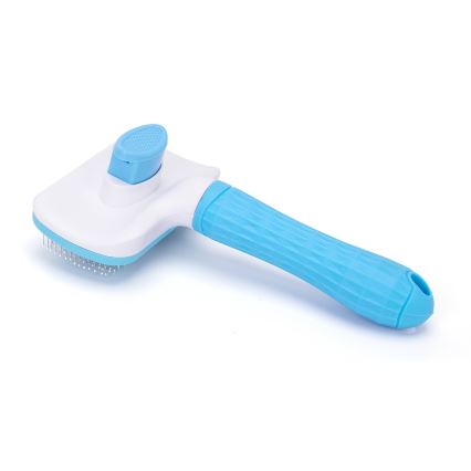 Nobleza - Cepillo para perros y gatos azul 10,5 cm