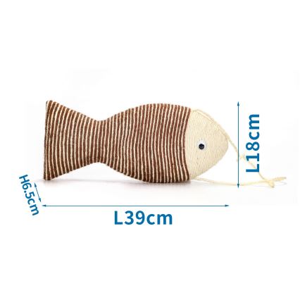 Nobleza - Juguete rascador para gatos pez