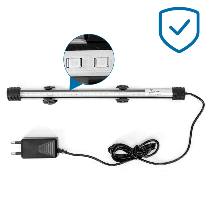 Nobleza - LED Iluminación para acuarios LED/1,5W/230V IPX7 30 cm