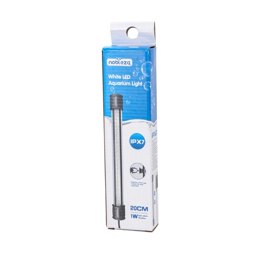 Nobleza - LED Iluminación para acuarios LED/1W/230V IPX7 20 cm