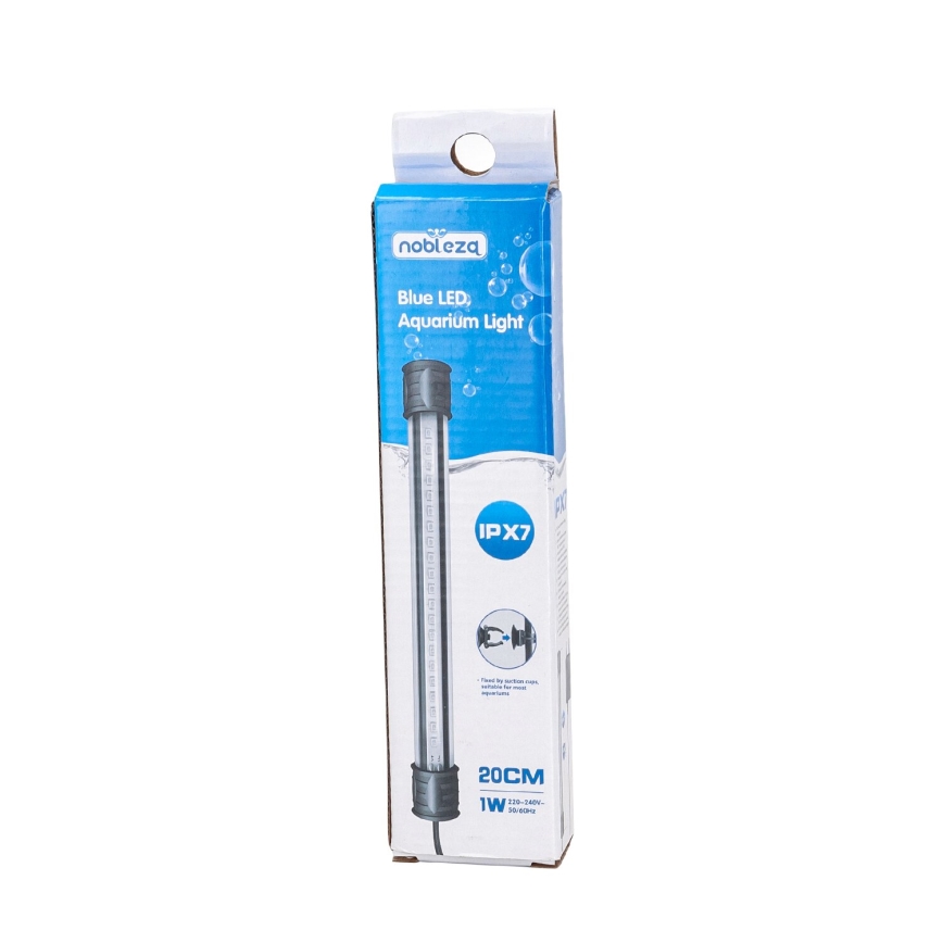 Nobleza - LED Iluminación para acuarios LED/1W/230V IPX7 20 cm