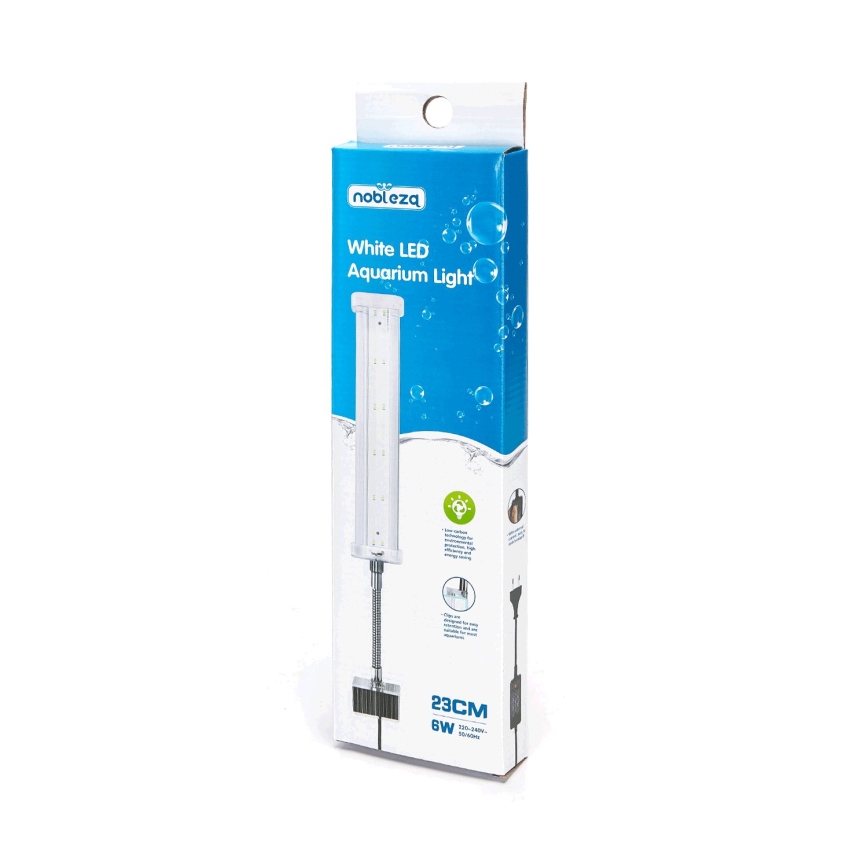 Nobleza - LED Iluminación para acuarios LED/6W/230V IPX7 23 cm