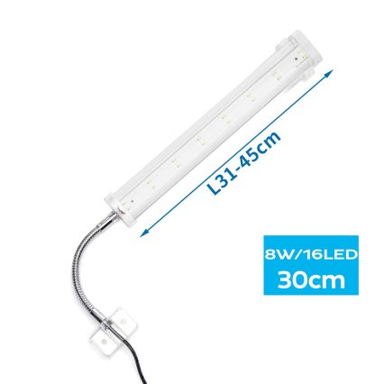Nobleza - LED Iluminación para acuarios LED/8W/230V IPX7 30 cm