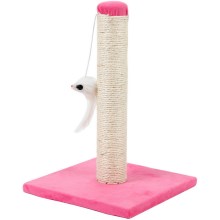 Nobleza - Poste rascador para gatos rosa/beige