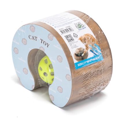Nobleza - Rascador para gatos 3en1 marrón