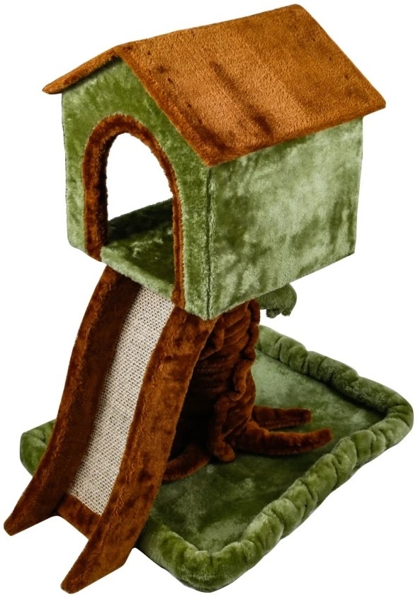 Nobleza - Rascador para gatos 73,5x66x47 cm casa