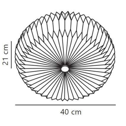 Nordlux - Aplique BELLOY 2xE27/25W/230V diá. 40 cm