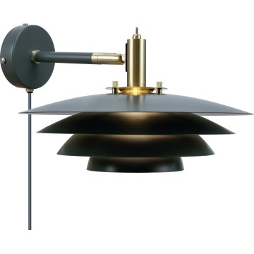 Nordlux - Aplique BRETAGNE 1xG9/25W/230V antracita