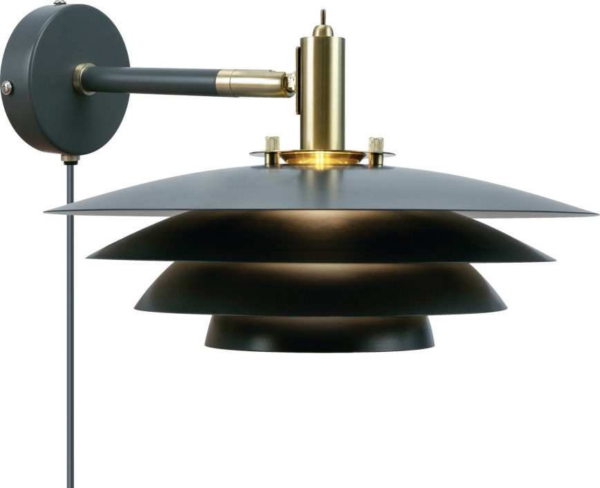 Nordlux - Aplique BRETAGNE 1xG9/25W/230V antracita