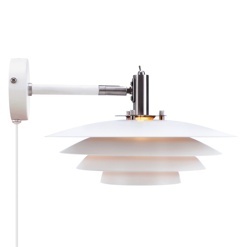 Nordlux - Aplique BRETAGNE 1xG9/25W/230V blanco