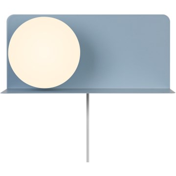Nordlux - Aplique con estante LILIBETH 1xE14/25W/230V azul