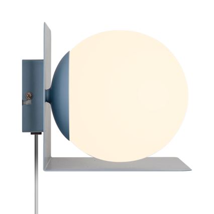 Nordlux - Aplique con estante LILIBETH 1xE14/25W/230V azul