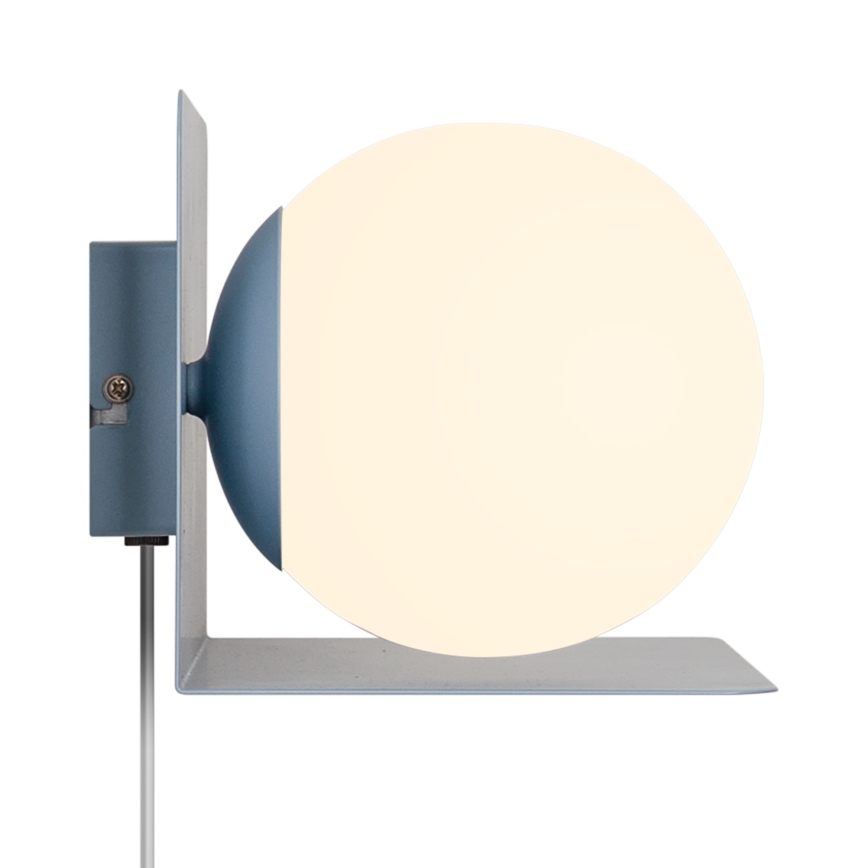 Nordlux - Aplique con estante LILIBETH 1xE14/25W/230V azul