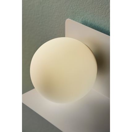 Nordlux - Aplique con estante LILIBETH 1xE14/25W/230V blanco