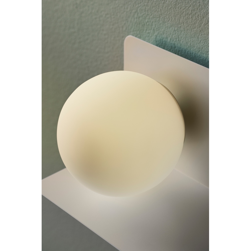Nordlux - Aplique con estante LILIBETH 1xE14/25W/230V blanco