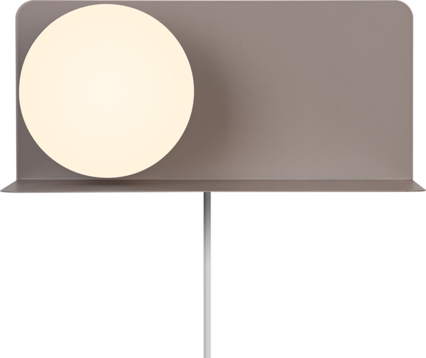 Nordlux - Aplique con estante LILIBETH 1xE14/25W/230V marrón