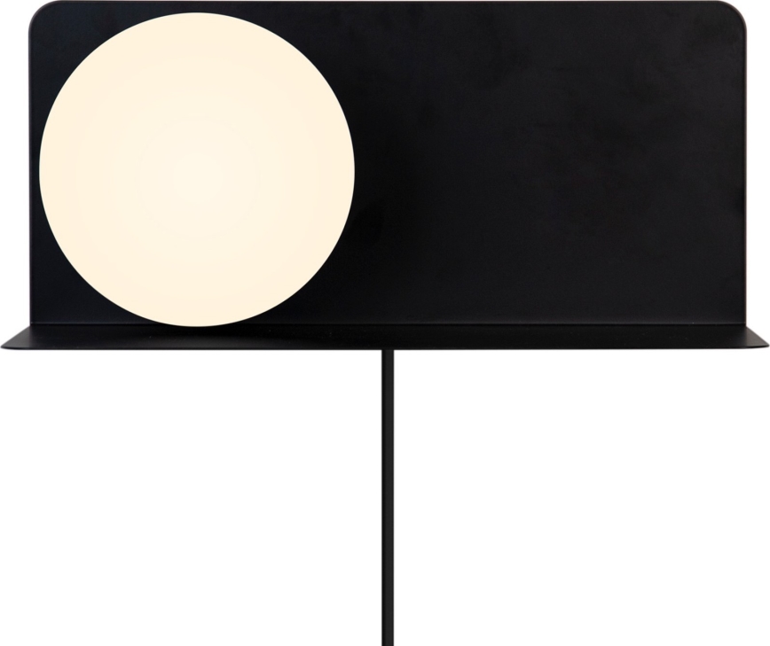 Nordlux - Aplique con estante LILIBETH 1xE14/25W/230V negro