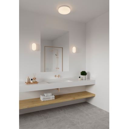 Nordlux - Aplique de baño FOAM 1xE27/55W/230V IP44 blanco