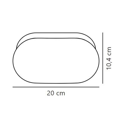 Nordlux - Aplique de baño FOAM 1xE27/55W/230V IP44 blanco