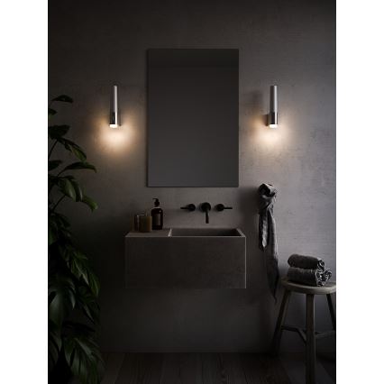 Nordlux - Aplique de baño LED regulable HELVA LED/6,8W/230V IP44 CRI 90 cromo brillante