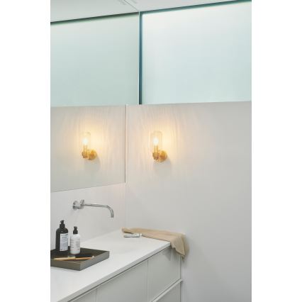 Nordlux - Aplique de baño TUTAN 1xE14/25W/230V IP44 latón
