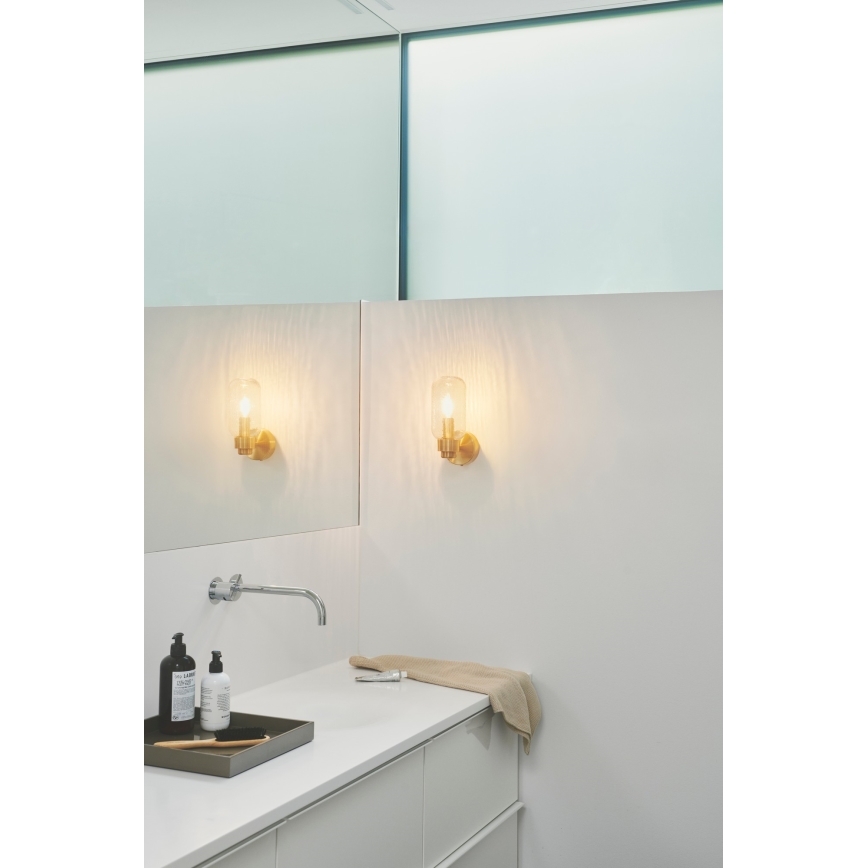 Nordlux - Aplique de baño TUTAN 1xE14/25W/230V IP44 latón
